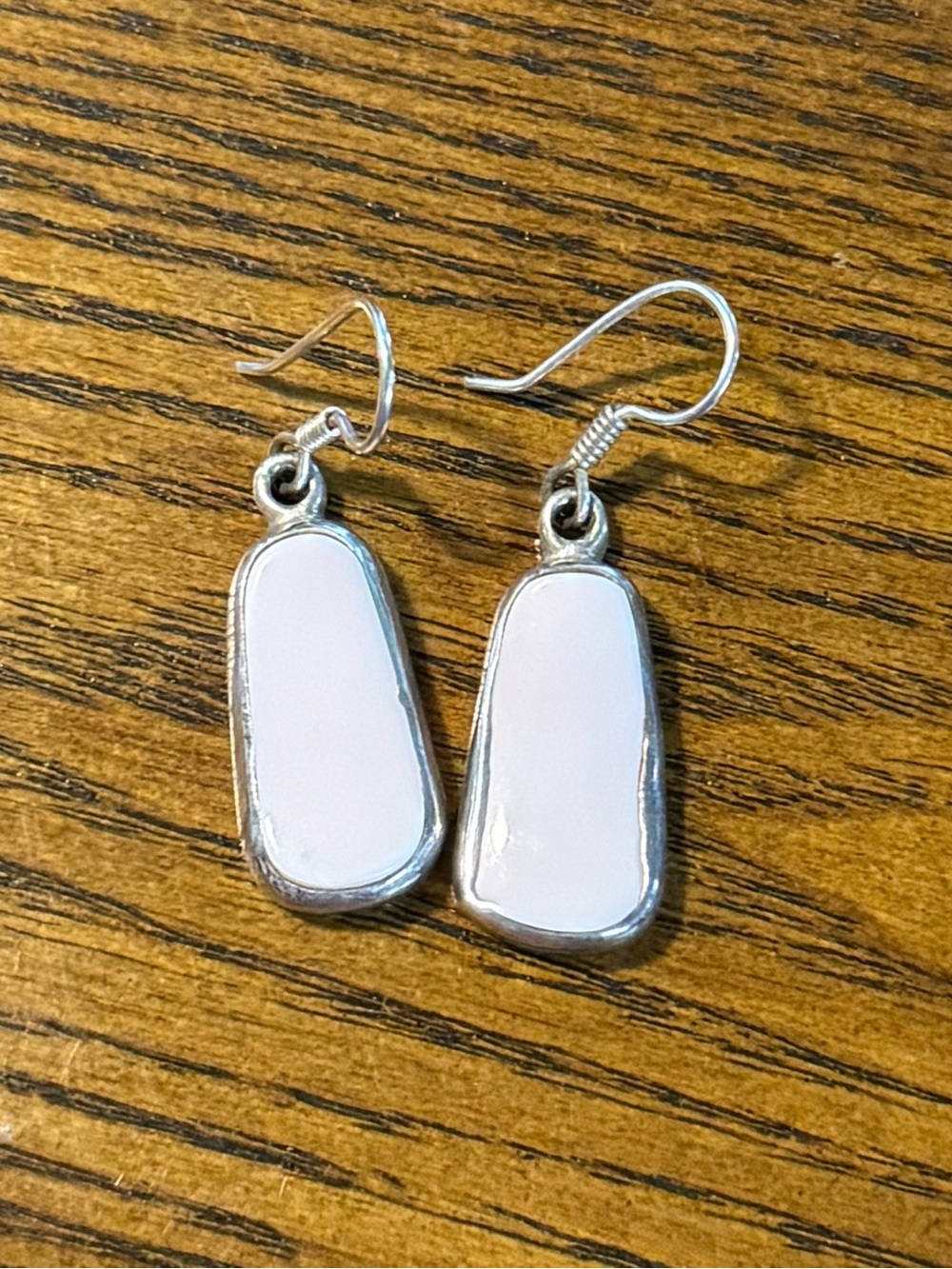 Pink Conch Dangle Earrings